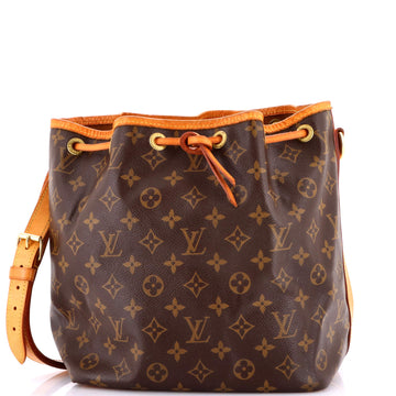 Louis Vuitton Petit Noe Handbag Monogram Canvas
