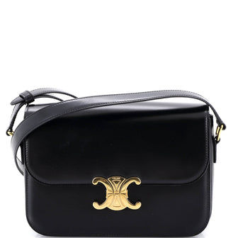 Celine Triomphe Shoulder Bag Smooth Calfskin Medium
