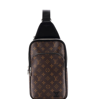 Louis Vuitton Avenue Sling Bag NM Macassar Monogram Canvas