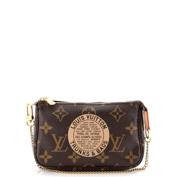 Louis Vuitton Pochette Accessoires Limited Edition Monogram Canvas Mini