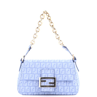 Fendi Mama Forever Bag Zucchino Coated Canvas Mini