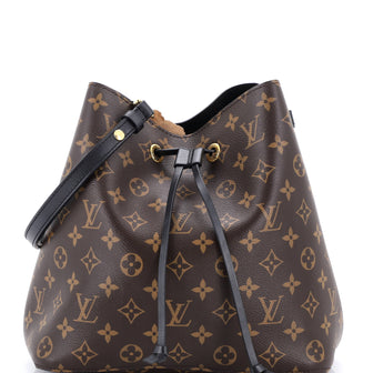 Louis Vuitton NeoNoe Handbag Monogram Canvas with Leather MM