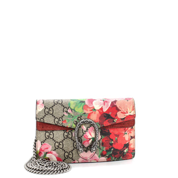 Gucci Dionysus Bag Blooms Print GG Coated Canvas Super Mini