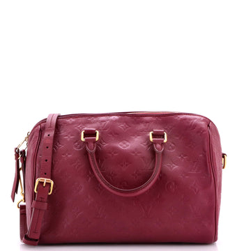 Speedy Bandouliere Bag Monogram Empreinte Leather 30