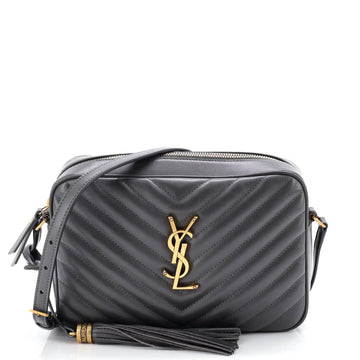 Saint Laurent Lou Camera Bag Matelasse Chevron Leather Small