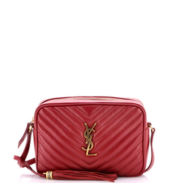 Saint Laurent Lou Camera Bag Matelasse Chevron Leather Small