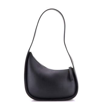 The Row Half Moon Shoulder Bag Leather