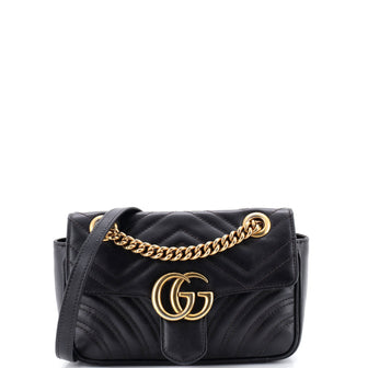 Gucci GG Marmont Flap Bag Matelasse Leather Mini