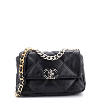 Chanel 19 Flap Bag Quilted Leather Medium