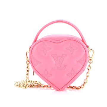 Louis Vuitton Pop My Heart Pouch Bag Bubblegram Leather