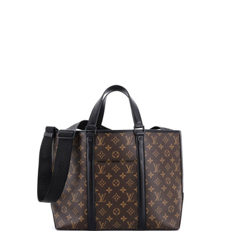 Louis Vuitton Weekend Tote Macassar Monogram Canvas PM
