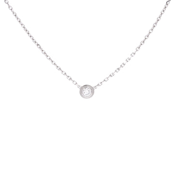 Cartier Cartier D'Amour Pendant Necklace 18K White Gold and Diamond XS