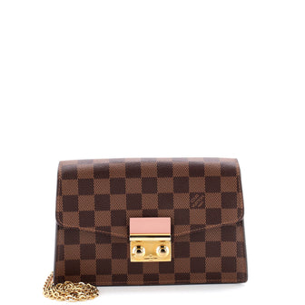 Louis Vuitton Croisette Chain Wallet NM Damier