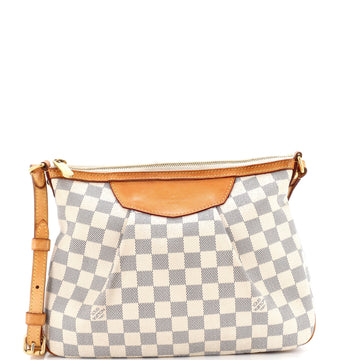 Louis Vuitton Siracusa Handbag Damier PM