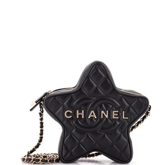Chanel CC Walk of Fame Star Bag Quilted Lambskin
