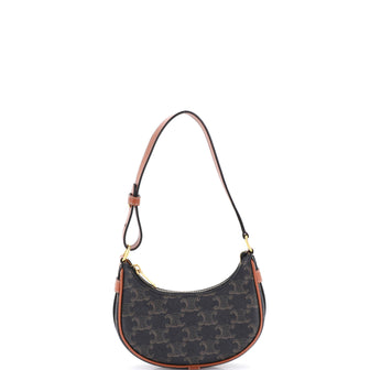 Celine Ava Bag Triomphe Coated Canvas Mini