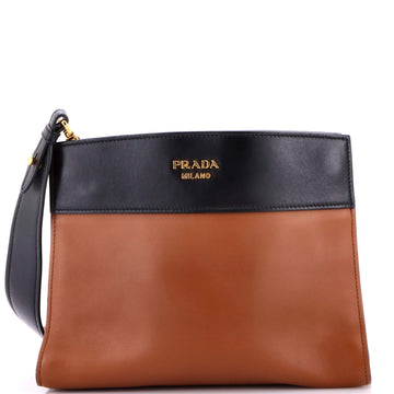 Prada Bibliotheque Shoulder Bag City Calfskin Small