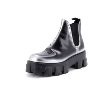 Prada Women's Monolith Chelsea Boots Leather