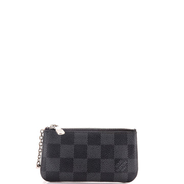 Louis Vuitton Key Pouch Damier Graphite