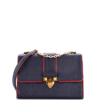 Louis Vuitton Saint Sulpice Handbag Monogram Empreinte Leather PM