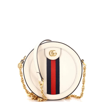 Gucci Ophidia Round Shoulder Bag Leather Mini