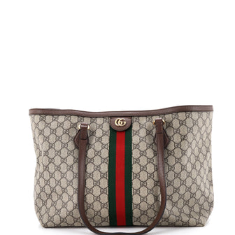 Gucci Ophidia Shopping Tote GG Coated Canvas Medium