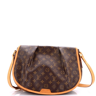 Louis Vuitton Menilmontant Handbag Monogram Canvas MM