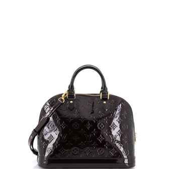 Louis Vuitton Alma Handbag Monogram Vernis PM