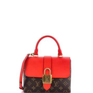 Louis Vuitton Locky Handbag Monogram Canvas with Leather BB