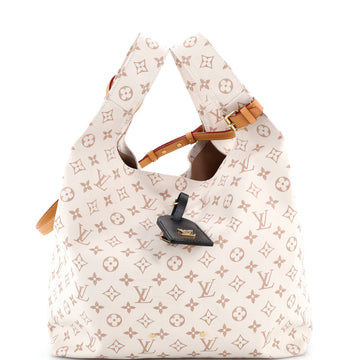 Louis Vuitton Atlantis Handbag Monogram Dune Canvas GM