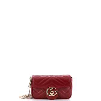 Gucci GG Marmont Flap Bag Matelasse Leather Mini
