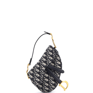 Christian Dior Saddle Handbag Oblique Canvas Mini
