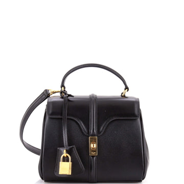 Celine 16 Top Handle Bag Smooth Calfskin Mini
