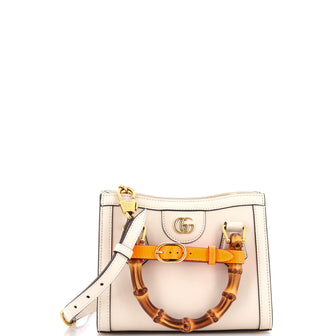 Gucci Diana NM Bamboo Handle Tote Leather Mini