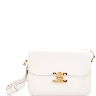 Celine Triomphe Shoulder Bag Smooth Calfskin Large