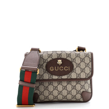 Gucci Neo Vintage Flap Messenger GG Coated Canvas Small