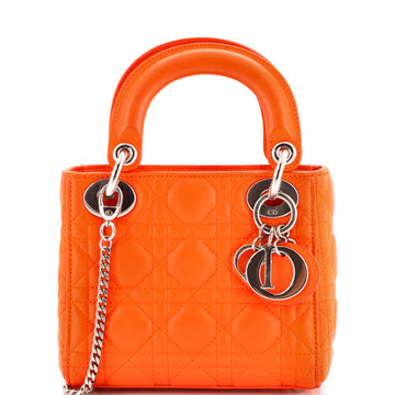Christian Dior Lady Dior Chain Bag Cannage Quilt Lambskin Mini