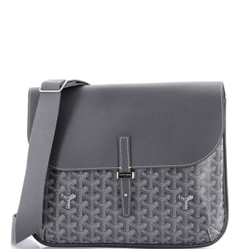 Goyard Coursier Messenger Bag Coated Canvas and Leather