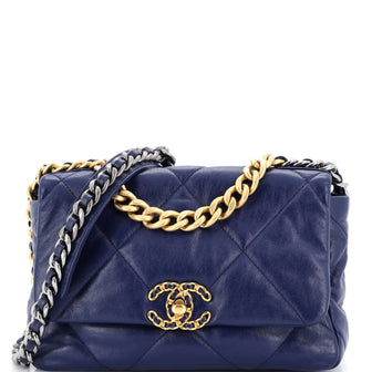 Chanel 19 Flap Bag Quilted Leather Medium