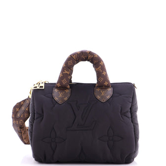 Louis Vuitton Speedy Bandouliere Bag Monogram Quilted Econyl Nylon 25