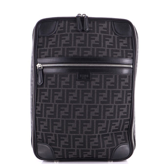 Fendi FF Travel Backpack Zucca Canvas and Leather Medium