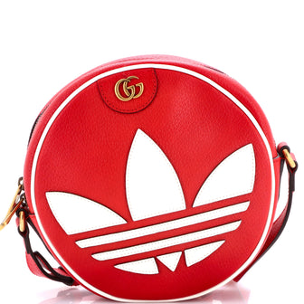 Gucci x adidas Ophidia Round Crossbody Bag Leather Small