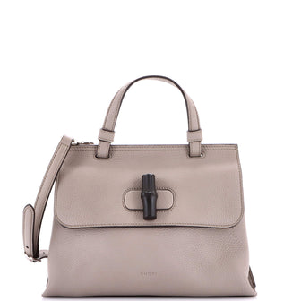 Gucci Bamboo Daily Top Handle Bag Leather Small