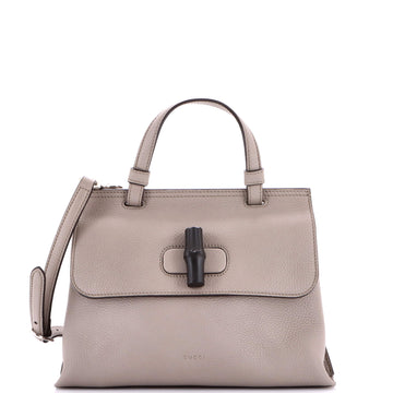 Gucci Bamboo Daily Top Handle Bag Leather Small