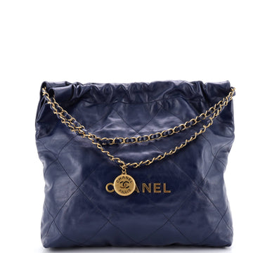 Chanel 22 Chain Hobo Quilted Calfskin Medium
