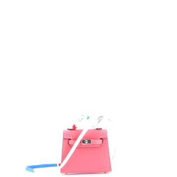 Hermes Kelly Twilly Bag Charm Tadelakt