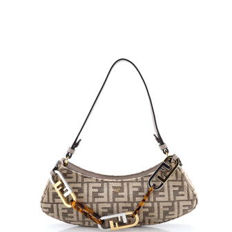 Fendi O’Lock Swing Shoulder Bag Zucca Chenille