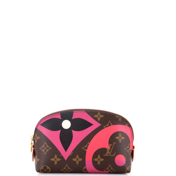 Louis Vuitton Cosmetic Pouch Limited Edition Game On Monogram Canvas