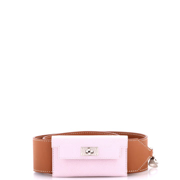 Hermes Kelly Pocket Bag Shoulder Strap Swift and Epsom