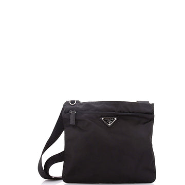 Prada Flat Messenger Bag Tessuto Small
